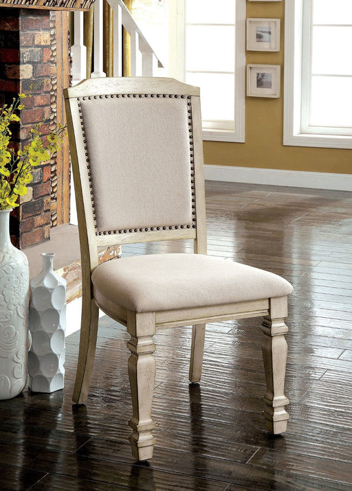 Holcroft - Side Chair (Set of 2) - Antique White / Ivory Sacramento Furniture Store Furniture store in Sacramento