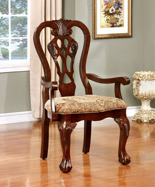 Elana - Arm Chair (Set of 2) - Brown Cherry / Brown Sacramento Furniture Store Furniture store in Sacramento