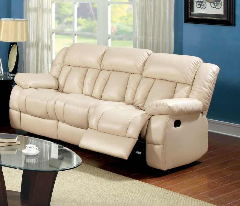 Barbado - Sofa With 2 Recliners - Ivory Sacramento Furniture Store Furniture store in Sacramento