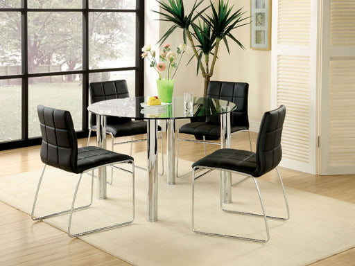 Kona - Round Dining Table - Pearl Silver Sacramento Furniture Store Furniture store in Sacramento