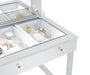 Umbridge - 3-Drawer Vanity With Lighting - Chrome And White Sacramento Furniture Store Furniture store in Sacramento