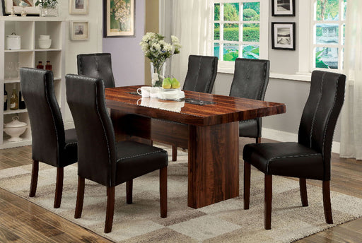 Bonneville - Dining Table - Brown Cherry / Black Sacramento Furniture Store Furniture store in Sacramento