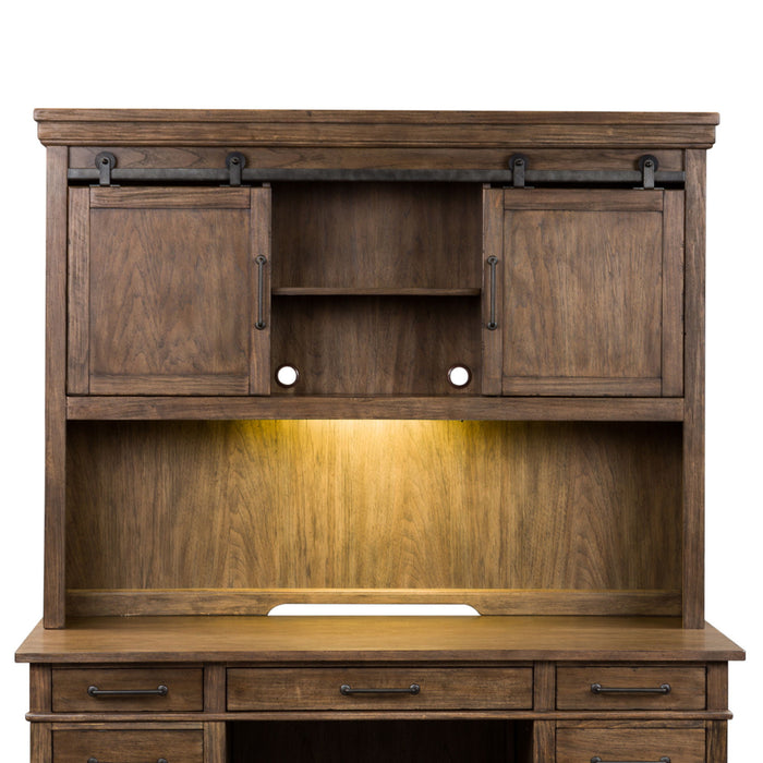 Sonoma Road - Credenza Hutch - Light Brown