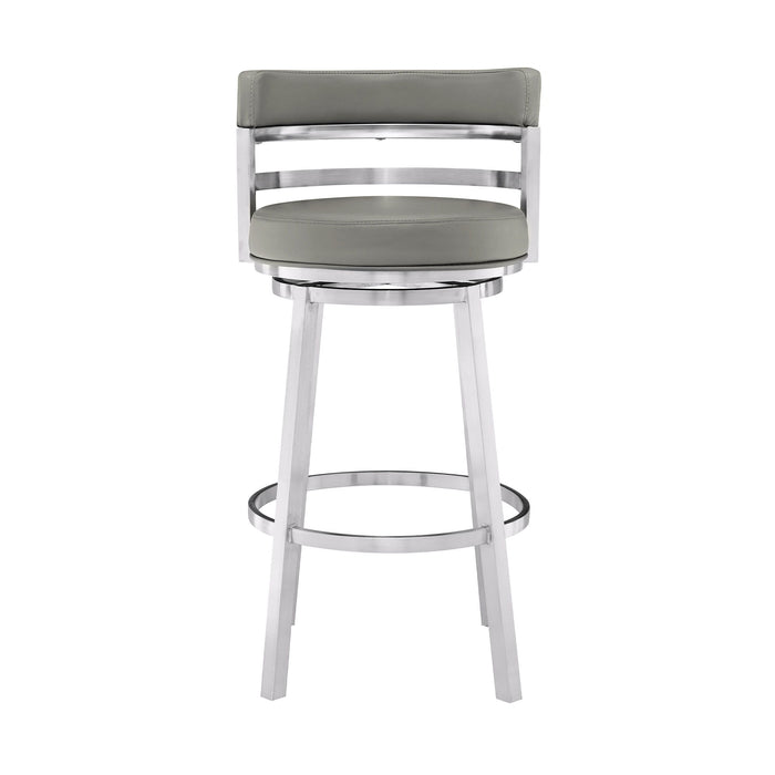 Madrid - Swivel Stainless Steel Bar Stool