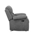 Kalen - Glider Recliner - Gray Chenille Sacramento Furniture Store Furniture store in Sacramento