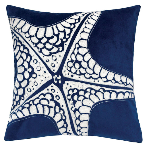 Jude - Pillow (Set of 2) - White / Blue Sacramento Furniture Store Furniture store in Sacramento