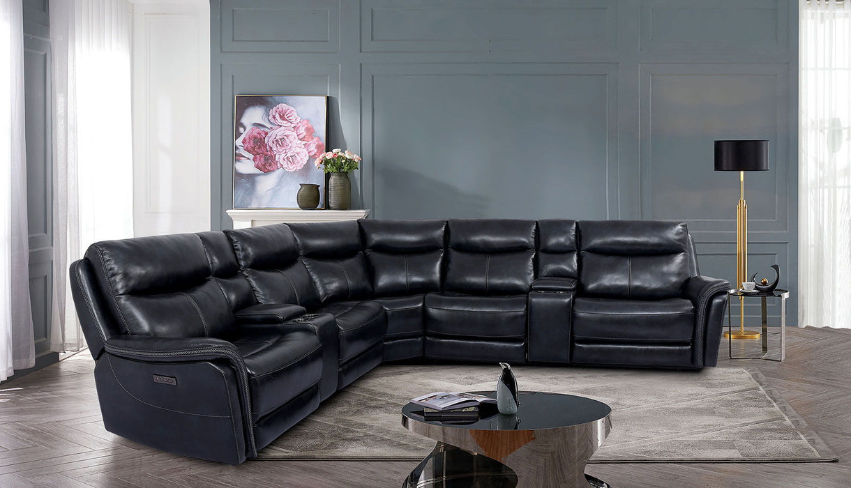 Braylee - Power Sectional - Dark Navy Sacramento Furniture Store Furniture store in Sacramento