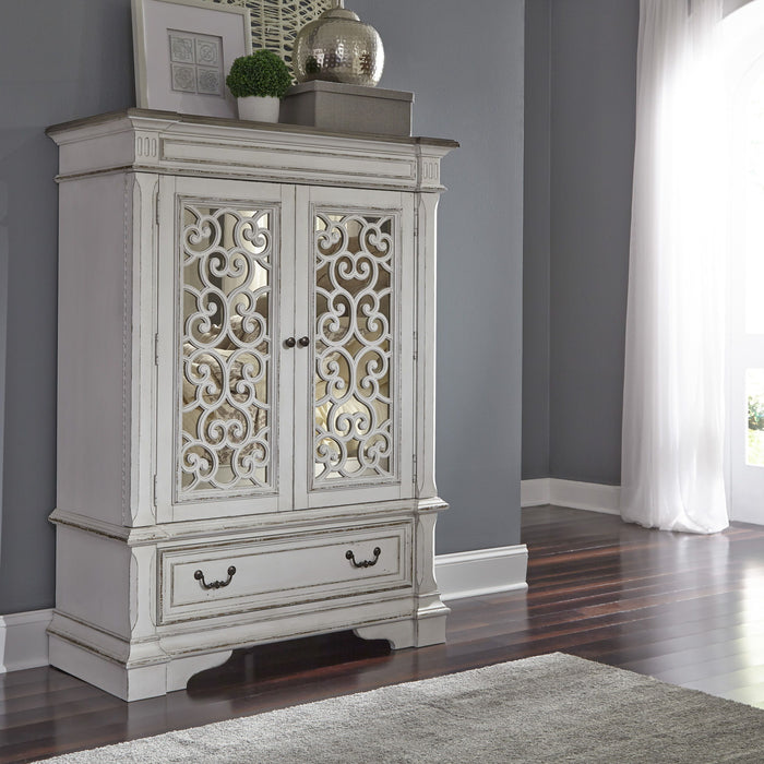 Abbey Park - Mirrored Door Chest - White