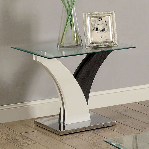 Sloane - End Table - White / Dark Gray Sacramento Furniture Store Furniture store in Sacramento