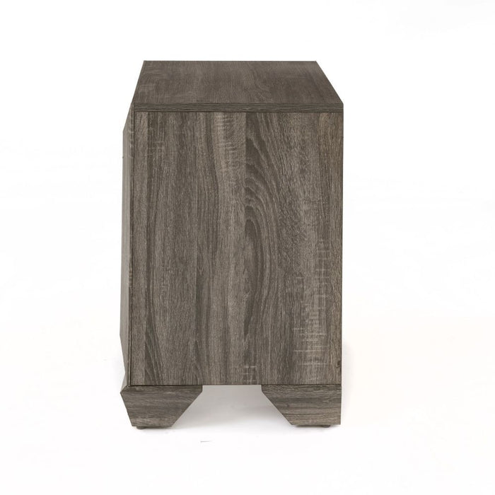 Lyndon - Nightstand - Weathered Gray Grain Sacramento Furniture Store Furniture store in Sacramento