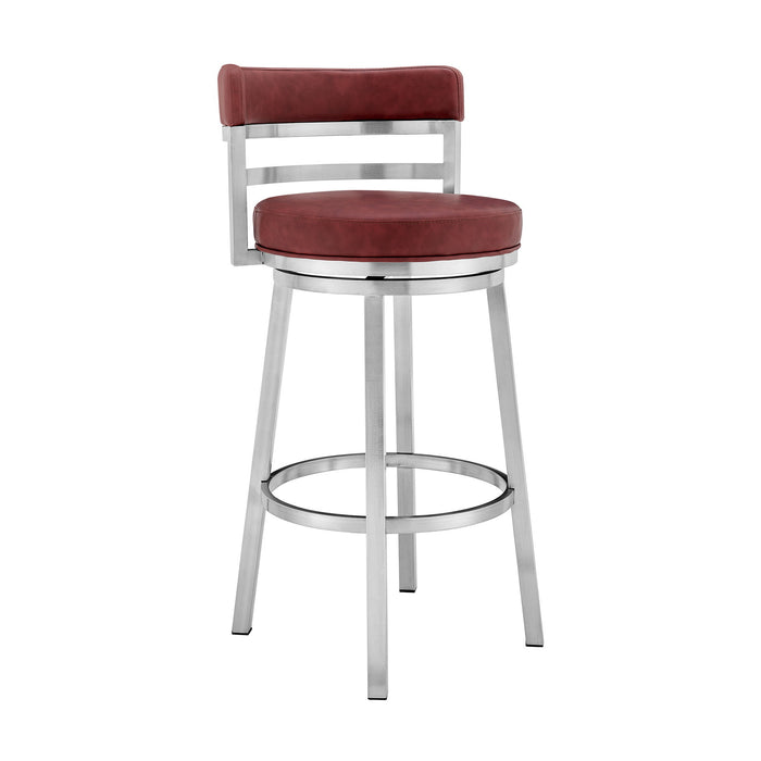 Madrid - Swivel Stainless Steel Bar Stool