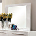 Clementine - Mirror - Glossy White Sacramento Furniture Store Furniture store in Sacramento