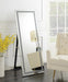 Novak - Rectangular Cheval Floor Mirror - Silver Sacramento Furniture Store Furniture store in Sacramento