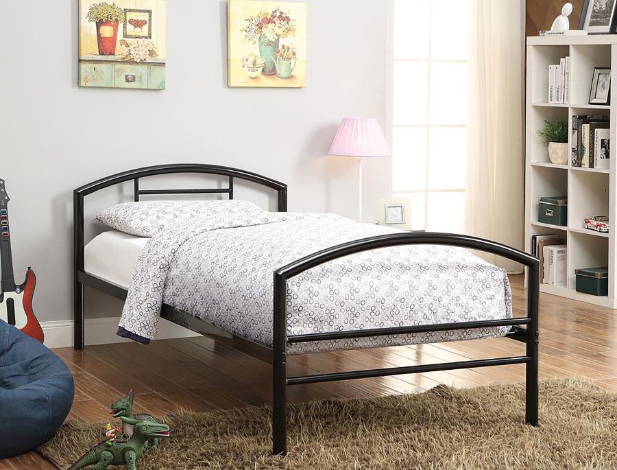 Baines - Metal Bed with Arched Headboard Sacramento Furniture Store Furniture store in Sacramento