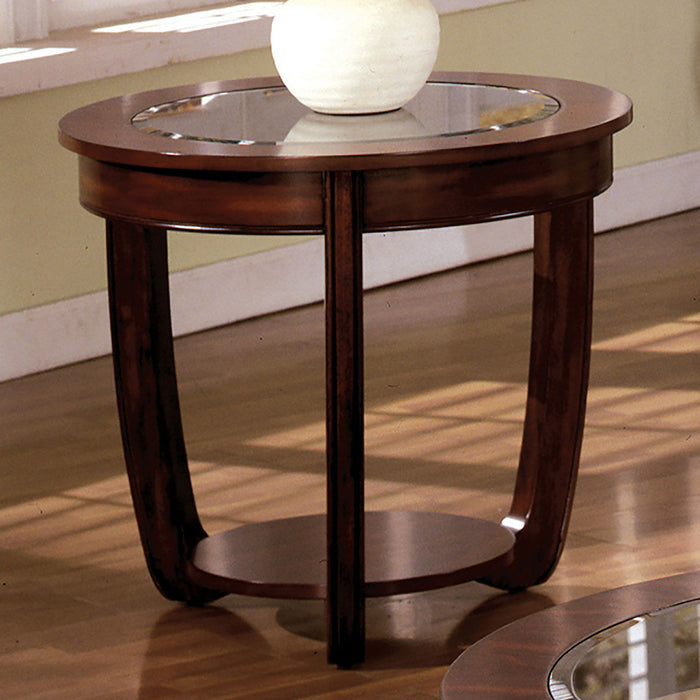 Crystal Falls - End Table - Dark Cherry Sacramento Furniture Store Furniture store in Sacramento