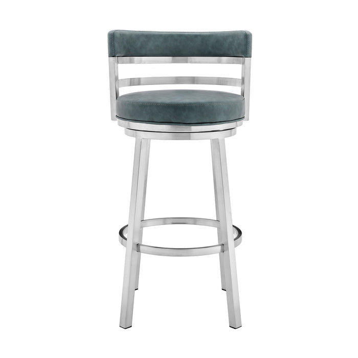 Madrid - Swivel Stainless Steel Bar Stool