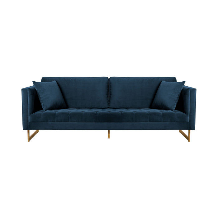 Lenox - Modern Sofa With Brass Legs