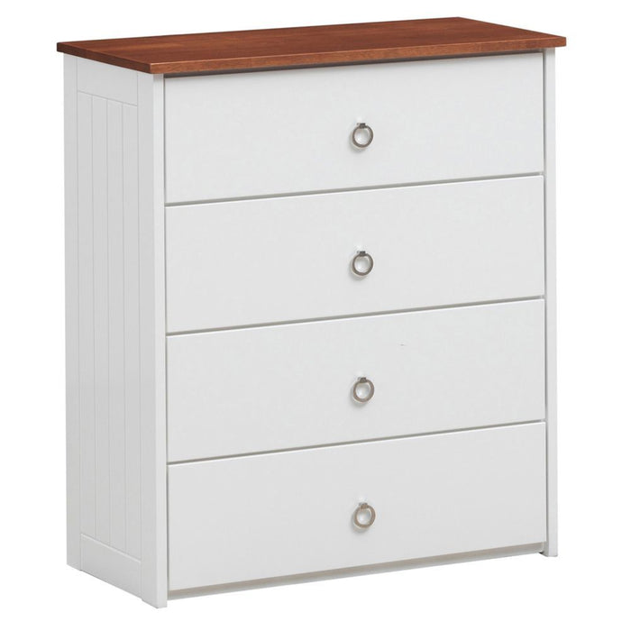 Farah - Chest - White & Oak Sacramento Furniture Store Furniture store in Sacramento