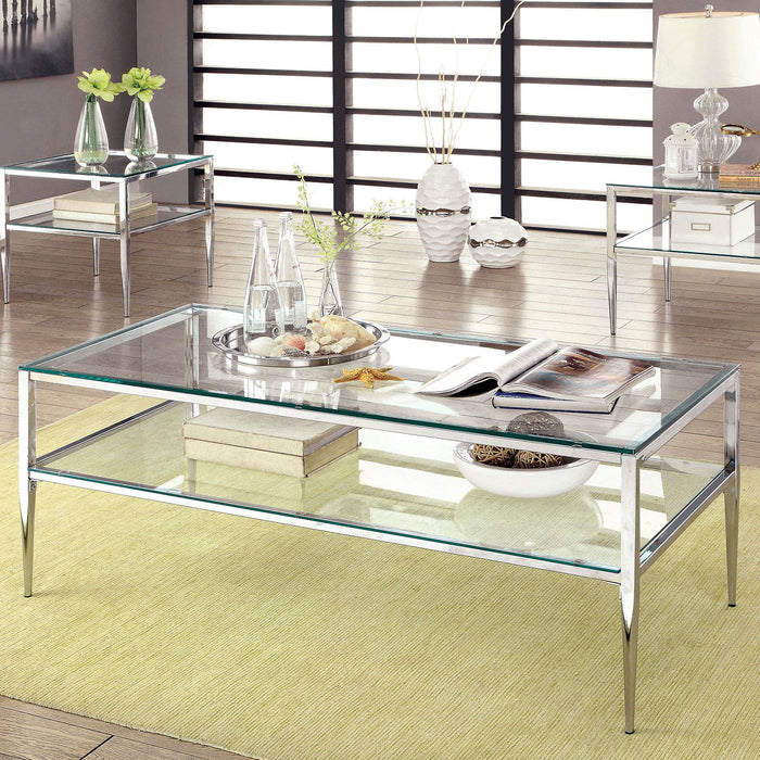 Tanika - Coffee Table - Pearl Silver Sacramento Furniture Store Furniture store in Sacramento