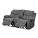 Kalen - Loveseat - Gray Chenille - 39" Sacramento Furniture Store Furniture store in Sacramento