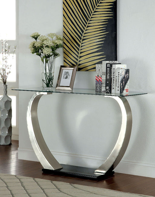 Roxo - Sofa Table - Satin Plated / Black Sacramento Furniture Store Furniture store in Sacramento