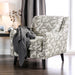 Dorset - Floral Chair - Ivory Sacramento Furniture Store Furniture store in Sacramento