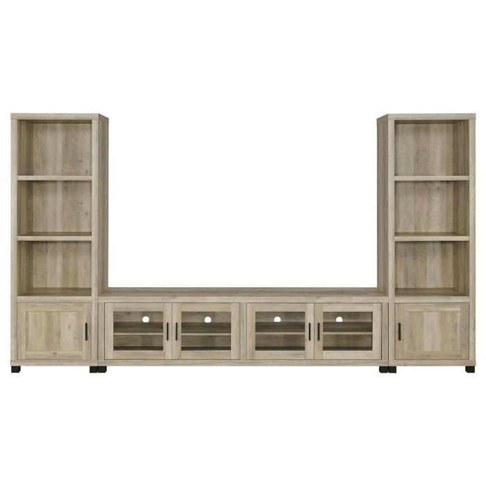 Sachin - 3-Piece Entertainment Center With 79" TV Stand Sacramento Furniture Store Furniture store in Sacramento