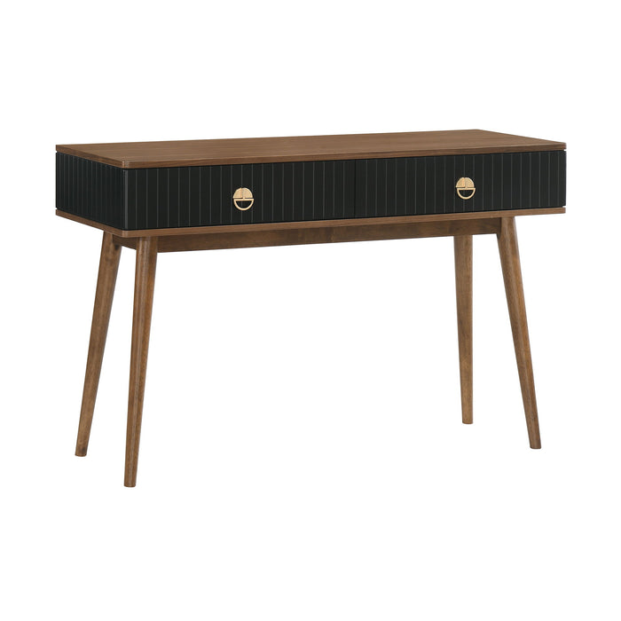 Amigo - Veneer Console Table - Black / Walnut