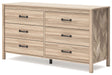 Battelle - Tan - Six Drawer Dresser Sacramento Furniture Store Furniture store in Sacramento