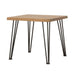 Zander - End Table With Hairpin Leg - Natural And Matte Black Sacramento Furniture Store Furniture store in Sacramento