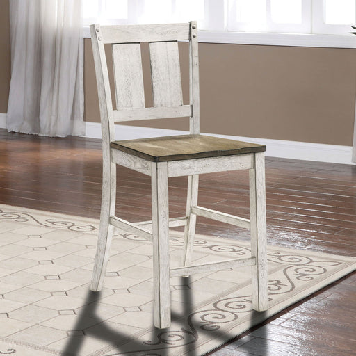 Dakota - Counter Height Chair (Set of 2) - Antique White / Ash Brown Sacramento Furniture Store Furniture store in Sacramento