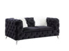 Phifina - Loveseat - Black Velvet Sacramento Furniture Store Furniture store in Sacramento