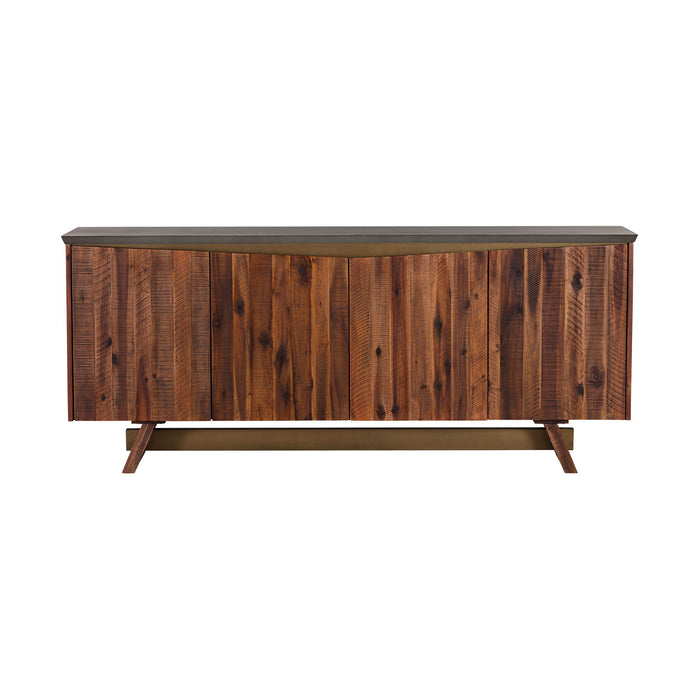 Picadilly - 4 Door Sideboard Buffet - Acacia / Concrete