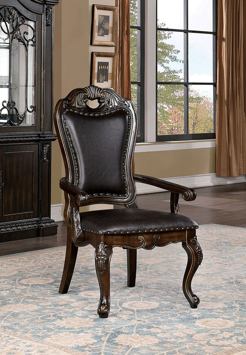 Lombardy - Arm Chair (Set of 2) - Walnut / Dark Brown Sacramento Furniture Store Furniture store in Sacramento