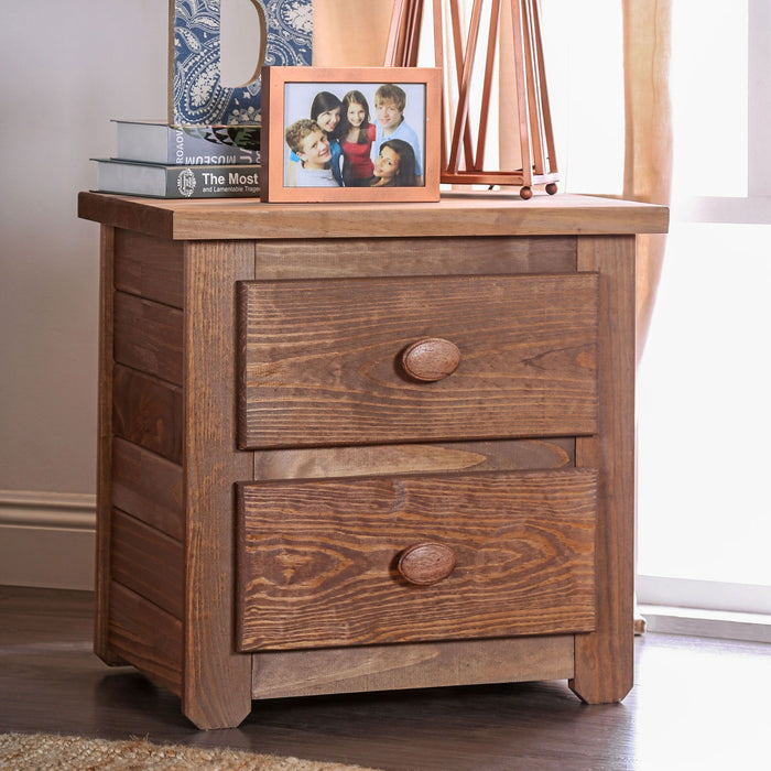 Lea - Nightstand - Mahogany Sacramento Furniture Store Furniture store in Sacramento