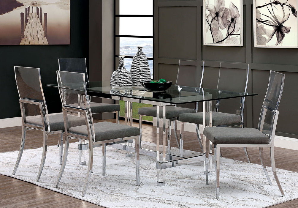 Casper - Dining Table - Pearl Silver Sacramento Furniture Store Furniture store in Sacramento