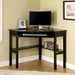 Porto - Corner Desk - Black Sacramento Furniture Store Furniture store in Sacramento