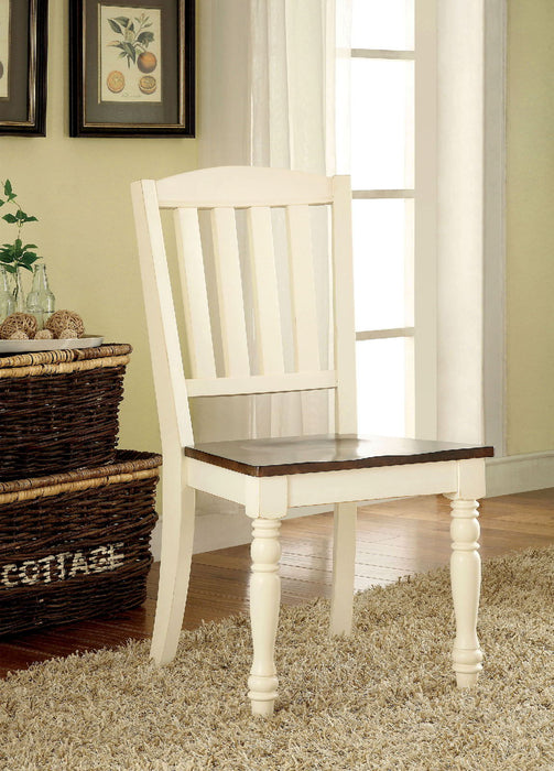 Harrisburg - Side Chair (Set of 2) - Vintage White / Dark Oak Sacramento Furniture Store Furniture store in Sacramento