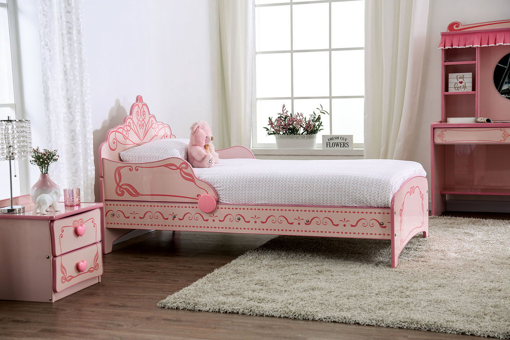 Julianna - Twin Bed - Pink Sacramento Furniture Store Furniture store in Sacramento