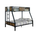 Clapton - Twin Bed With Workstation - Black Sacramento Furniture Store Furniture store in Sacramento