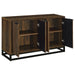 Ryatt - 4-Door Engineered Wood Accent Cabinet - Dark Pine Sacramento Furniture Store Furniture store in Sacramento