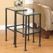 Leilani - 2 Piece Glass Top Nesting Tables - Black Sacramento Furniture Store Furniture store in Sacramento