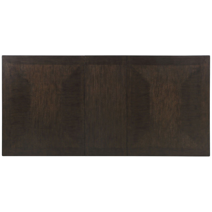 Caterina - Dining Table With X Leaf - Dark Walnut / Beige Sacramento Furniture Store Furniture store in Sacramento