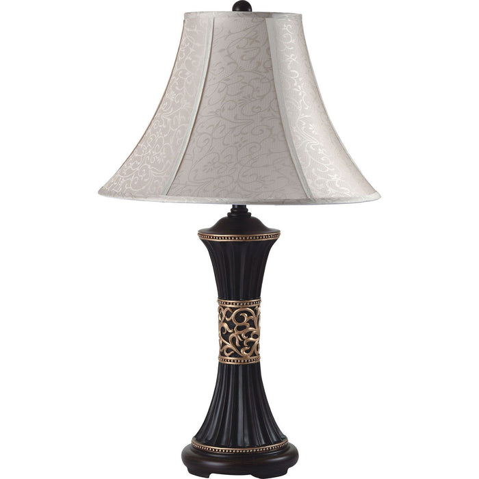 Naya - Table Lamp (Set of 2) - Espresso / Off-White Sacramento Furniture Store Furniture store in Sacramento