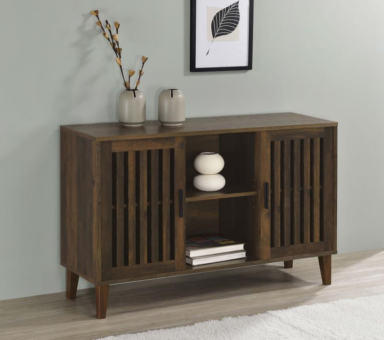 Torin - 2-Door Engineered Wood Accent Cabinet - Dark Pine Sacramento Furniture Store Furniture store in Sacramento