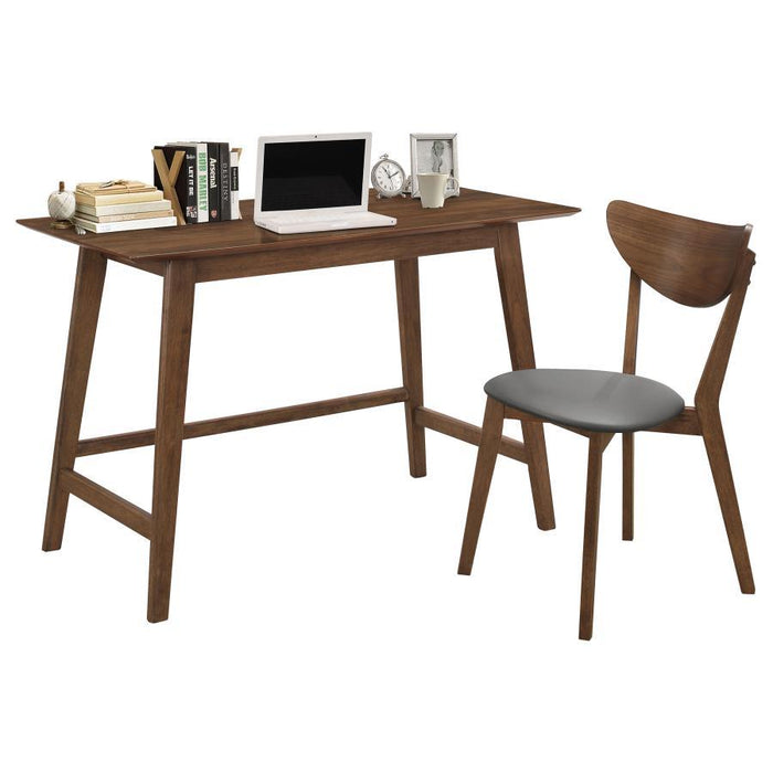 Karri - 2 Piece Writing Desk Set - Walnut Sacramento Furniture Store Furniture store in Sacramento