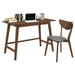 Karri - 2 Piece Writing Desk Set - Walnut Sacramento Furniture Store Furniture store in Sacramento