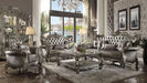 Versailles - Sofa - Silver PU & Antique Platinum Sacramento Furniture Store Furniture store in Sacramento