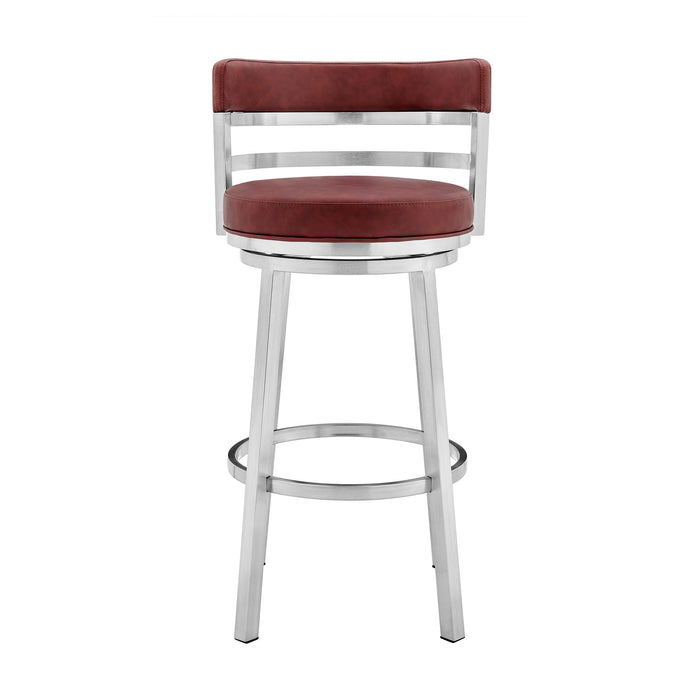 Madrid - Swivel Stainless Steel Bar Stool