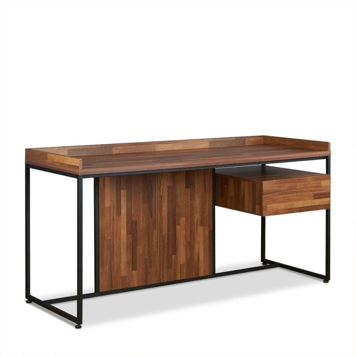 Sara - Desk - Walnut & Sandy Black